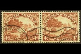 1930-44 4d Brown, Watermark Upright, SG 46, Good To Fine Used, Scarce Stamp. For More Images, Please Visit... - Zonder Classificatie