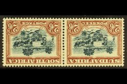 1930-44 2s6d Green & Brown With WATERMARK INVERTED Variety, SG 49aw, Very Fine Mint Horiz Pair, Very Fresh. (2... - Non Classés