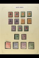 1910-1952 ATTRACTIVE FINE MINT COLLECTION In Hingeless Mounts On Leaves, Inc 1913-24 KGV Set To 5s With Shades,... - Ohne Zuordnung
