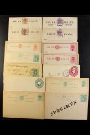 ORANGE FREE STATE POSTAL STATIONERY Mostly Unused Group Of Cards Or Reply Cards, Incl Four Bearing "Postcard... - Ohne Zuordnung