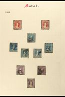 NATAL 1869 "Postage" Ovpts, "small Capitals With Stop", SG Type 7e, With 1d Bright Red (2), 3d Blue Clean Cut... - Non Classés
