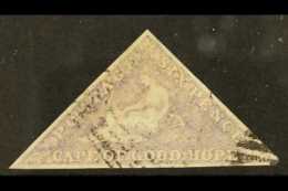 CAPE OF GOOD HOPE 1855-63 6d Pale Rose- Lilac Triangular, SG 7, Fine Used Lightly Cancelled With 3 Neat Margins.... - Ohne Zuordnung