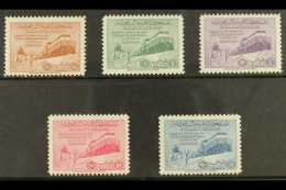 1952 Dammam-Riyadh Railway Complete Set, SG 372/376, Very Fine Mint, Only Very Lightly Hinged. (5 Stamps) For More... - Arabie Saoudite
