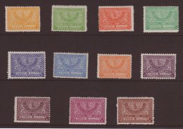 1934-45 Perf 11½ Definitives Complete Set, SG 329A/42A, Very Fine Lightly Hinged Mint. Fresh And... - Arabie Saoudite