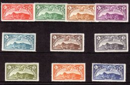 1931 View Of San Marino Air Set Complete, Sass S500, Very Fine And Fresh Mint. (10 Stamps) For More Images, Please... - Sonstige & Ohne Zuordnung