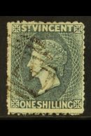 1862 1s Slate Grey, Perf 11 To 12½ X 14 To 16, SG 11, Very Fine Used With Bright Colour. For More Images,... - St.Vincent (...-1979)