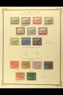 1903-1972 VERY FINE MINT All Different Collection On Scott Printed Leaves. With 1903 Set To 2s6d (less 2d);... - St.Kitts-et-Nevis ( 1983-...)