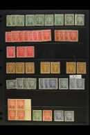 1913-24 ADMIRALS - MINT ACCUMULATION Begins With Range Of Shades Of Perf.14  ½d To 2½d, Perf.15... - Other & Unclassified