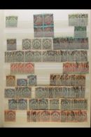 1896-1909 MINT & USED ACCUMULATION Useful Lot On Stock Pages, We See 1896-7 Die I All Values Used To 4s, Few... - Sonstige & Ohne Zuordnung