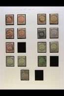 1896-1909 MINT & USED COLLECTION Useful Lot On Album Pages, We See 1896-7 Die I Complete Set Used, Mint Most... - Autres & Non Classés