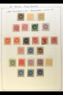 ST THOMAS & PRINCE ISLANDS 1870-1958 COLLECTION In Hingeless Mounts On Leaves, Mint Or Used, Inc 1870-85 Crown... - Other & Unclassified