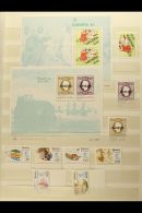 MADEIRA 1980-1989 COMPLETE NEVER HINGED MINT COLLECTION On Stock Pages, All Different, Inc All Sets, Mini-sheets... - Autres & Non Classés