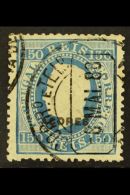 AZORES 1882-85 150r Blue Perf 12½, SG 81, Afinsa 43, Fine Used, An Elusive Issue With A Neat Dated Cds.... - Andere & Zonder Classificatie