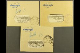 POLISH FORCES IN GREAT BRITAIN 1944 Three Illustrated Airgraphs All With Special Envelopes From Various Polish... - Autres & Non Classés
