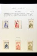 LOCAL TOWN POST ZARKI 1918 Attractive Collection On Leaves, Inc 1918 (10 Oct) Set Used, 1918 Set Of Pairs With... - Andere & Zonder Classificatie