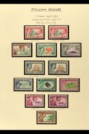 1940-1949 COMPLETE VERY FINE MINT COLLECTION In Hingeless Mounts On Leaves, Inc 1940-51 Set With A Few Shades,... - Pitcairneilanden