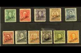 1903-04 Complete Definitive Opt'd Set, Scott 226/36, Fine Mint, 5c Without Gum (11 Stamps) For More Images, Please... - Philippinen