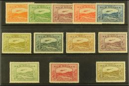 1939 "Airmail Postage" Set Complete To 5s, SG 212/223, Very Fine Lightly Hinged Mint, Cat £472 (12 Stamps)... - Papouasie-Nouvelle-Guinée