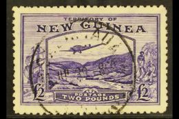 1935 £2 Bright Violet, Goldfields, SG 204, Very Fine Used With Central Cds. For More Images, Please Visit... - Papouasie-Nouvelle-Guinée