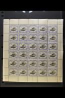 1907-10 COMPLETE SHEET 2½d Black & Pale Ultramarine, SG 51a/51b, Complete Sheet Of 30 Stamps With... - Papoea-Nieuw-Guinea