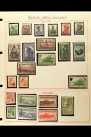 1952-1972 COMPREHENSIVE VERY FINE MINT COLLECTION In Hingeless Mounts On Leaves, ALL DIFFERENT, Almost Complete... - Papoea-Nieuw-Guinea