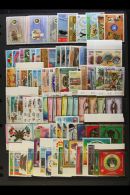 1984-2005 NEVER HINGED MINT COLLECTION On Stock Pages, All Different Complete Sets, Inc 1984 Scouts Se-tenant... - Omán