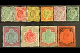 1908-11 Definitives Set Complete, SG 72/81, Fine Mint (10 Stamps) For More Images, Please Visit... - Nyassaland (1907-1953)