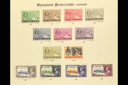 1891-1935 ALL DIFFERENT COLLECTION On Dedicated Old Album Pages, Inc 1891-95 Opts Set To 6d Used, 1894 To 3d Used,... - Nyasaland (1907-1953)