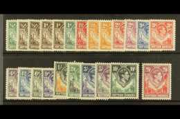 1938-52 Geo VI Set Complete, SG 25/45, Plus Additional ½d Perf Change, And 1d Shade, Very Fine Mint. (23... - Northern Rhodesia (...-1963)