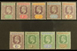 1902 Complete Definitive Set, SG 10/18, Fine Mint. (9 Stamps) For More Images, Please Visit... - Nigeria (...-1960)
