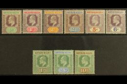 1902 Complete Definitive Set, SG 10/18, Fine Mint. (9 Stamps) For More Images, Please Visit... - Nigeria (...-1960)