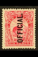 OFFICIALS 1906 6d Pink, Perf 14x15, SG O72, Very Fine And Fresh Mint. Scarce Stamp. For More Images, Please Visit... - Other & Unclassified