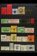 KIWI LETTER EXPRESS 1975-1979 Never Hinged Mint Collection Of All Different LOCAL STAMPS On A Two-sided Stock... - Altri & Non Classificati