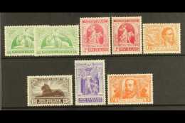 1920 Victory Set SG 453/458, Plus ½d Yellow Green And 1d Bright Carmine Shades, Fine Mint. (8 Stamps) For... - Other & Unclassified