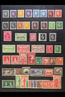 1912-1936 KGV MINT SELECTION Presented On A Stock Page. Includes Definitives To 1s Inc ½d & 2d Black... - Other & Unclassified