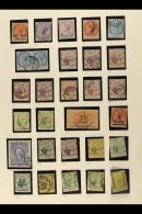 MESSY QV TO KGVI ACCUMULATION Of Stamps On Pages And Stockcards From Many Different Old Collections, Incl. Some... - Maurice (...-1967)