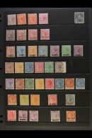 1863-1902 ALL DIFFERENT VICTORIA COLLECTION A Most Useful Mint Or Unused Range Presented On A Pair Of Stock Pages.... - Mauritius (...-1967)