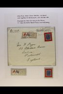 1943 (JAN) MARITIME MAIL Stampless Cover To England Bearing "Malta Is Grateful... Etc" And ½d "Malta... - Malte (...-1964)