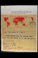 1942-43 TELEGRAMS Two Different Cable & Wireless Telegrams To Military Personnel In Malta, Each With "MILITARY... - Malte (...-1964)