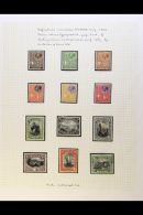 1926-27 Inscribed "POSTAGE" Complete Definitive Set, SG 157/172, Fine Mint, Nicely Written Up On Pages, Includes... - Malte (...-1964)