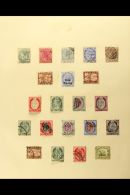 1885-1966 MINT AND USED COLLECTION On Album Pages, Includes KEVII Values To 1s Used, 1926 "POSTAGE" Opts To 1s... - Malta (...-1964)