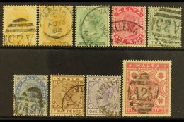 1881-1890 FINE/VERY FINE USED Complete Basic Run Comprising 1881 (wmk CC) ½d Yellow, 1882 (wmk CA)... - Malta (...-1964)