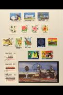 1957-1997 NATIONAL ISSUES VERY FINE USED All Different Collection On Leaves. From 1957-63 Federation Issues... - Altri & Non Classificati