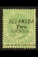 SELANGOR 1891 2c On 24c Green, SG 44, Very Fine And Fresh Mint. For More Images, Please Visit... - Autres & Non Classés