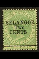 SELANGOR 1891 2c On 24c Green, SG 47, Very Fine And Fresh Mint. For More Images, Please Visit... - Andere & Zonder Classificatie