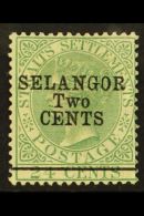 SELANGOR 1891 2c On 24c Green, SG 47, Very Fine And Fresh Mint. For More Images, Please Visit... - Autres & Non Classés