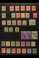 SELANGOR 1881-1978 MINT COLLECTION On A Pair Of Stock Pages. Includes 1881-2 2c Brown With Narrow Letters Ovpt... - Andere & Zonder Classificatie