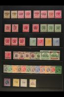 PERAK 1880 - 1935 Fine Mint Selection Starting With 1880 2c Brown Ovptd Type 5, 1882 2c Brown, 2c Pale Rose Types... - Autres & Non Classés