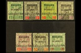 KELANTAN 1922 Exhibition Set Complete To $1, SG 30/4, 37/8, Very Fine Used. (7 Stamps) For More Images, Please... - Andere & Zonder Classificatie