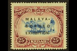 KEDAH 1922 25c Exhibition, Variety "raised Stop", SG 43c, Very Fine Mint. For More Images, Please Visit... - Autres & Non Classés